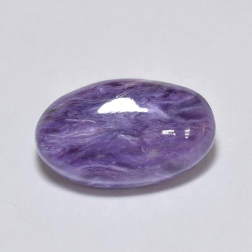 4,56 ctw natürlicher violetter Charoit, Oval Schliff, Lichtundurchlässig