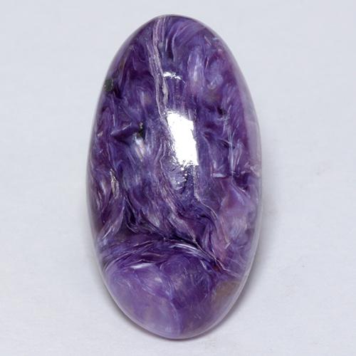 5,12 ctw natürlicher violetter Charoit, Oval Schliff, Lichtundurchlässig