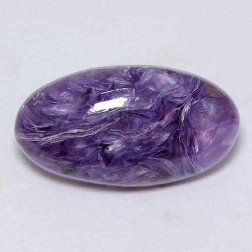 5,12 ctw natürlicher violetter Charoit, Oval Schliff, Lichtundurchlässig