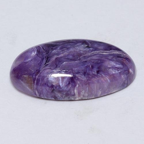 5,12 ctw natürlicher violetter Charoit, Oval Schliff, Lichtundurchlässig