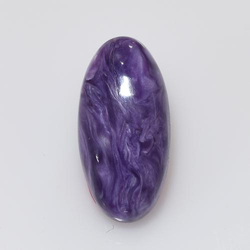 9,17 ctw natürlicher Violet Charoit, Oval Schliff, Lichtundurchlässig