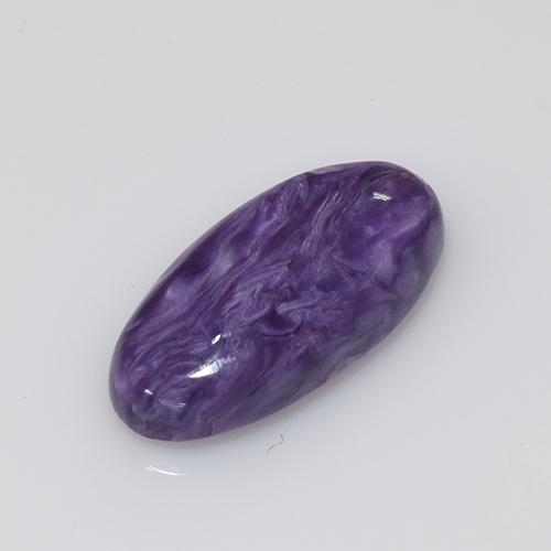 9,17 ctw natürlicher Violet Charoit, Oval Schliff, Lichtundurchlässig