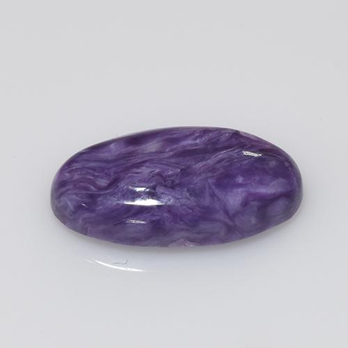 9,17 ctw natürlicher Violet Charoit, Oval Schliff, Lichtundurchlässig