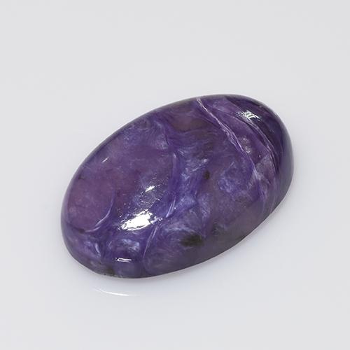 10,28 ctw natürlicher violetter Charoit, Oval Schliff, Lichtundurchlässig