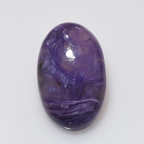 10,28 ctw natürlicher violetter Charoit, Oval Schliff, Lichtundurchlässig