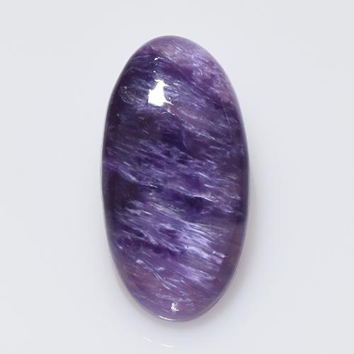 9,17 ctw natürlicher Violet Charoit, Oval Schliff, Lichtundurchlässig
