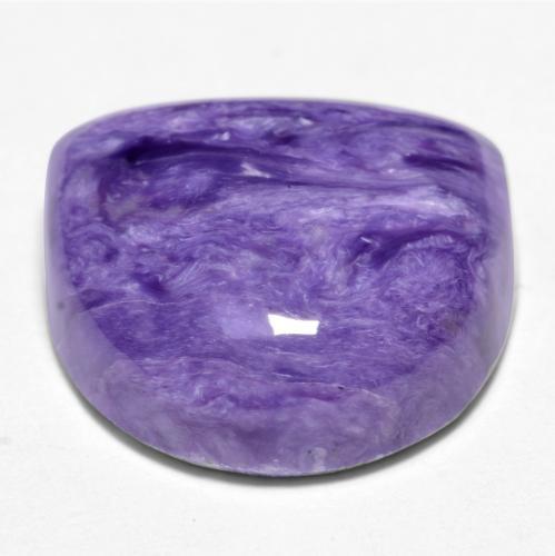 10,48 ctw natürlicher violetter Charoit, Fantasieschliff, Lichtundurchlässig