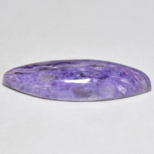 7,83 ctw natürlicher violetter Charoit, Marquise, Lichtundurchlässig