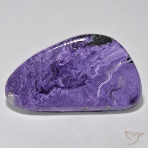 44.32ct Natürlicher Mittelviolett Charoit, Fantasie, Lichtundurchlässig