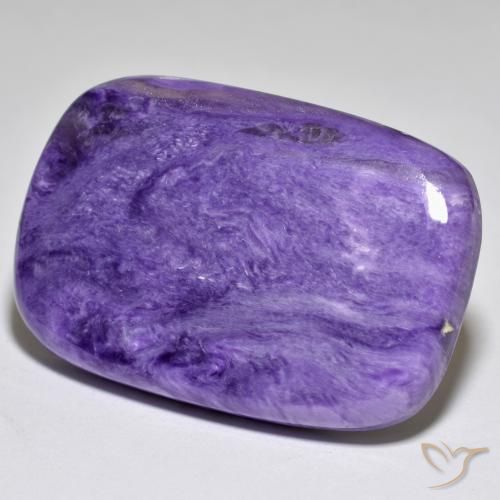 53.26ct Natürlicher Heller Samt Lila Violet Charoit, Kissen, Lichtundurchlässig