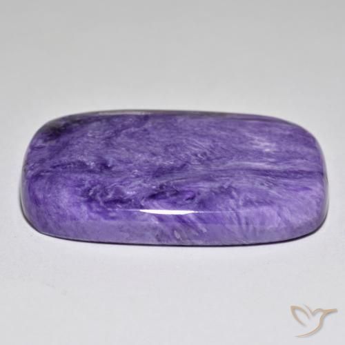 9,17 ctw natürlicher Heller Samt Lila Violet Charoit, Kissen, Lichtundurchlässig