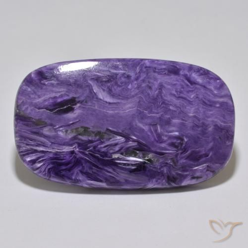 54.42ct Natürlicher dunkelviolett Charoit, Kissen, Lichtundurchlässig