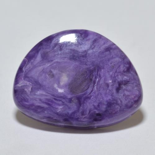 9,66 ctw natürlicher violetter Charoit, Fantasieschliff, Lichtundurchlässig