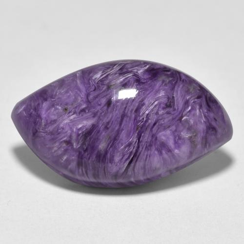 11,68 ctw natürlicher violetter Charoit, Marquise, Lichtundurchlässig