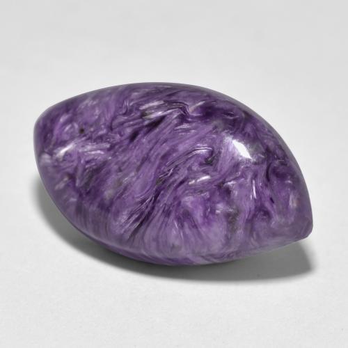 11,68 ctw natürlicher violetter Charoit, Marquise, Lichtundurchlässig