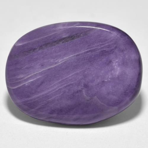 15,18 ctw natürlicher violetter Charoit, Oval Schliff, Lichtundurchlässig