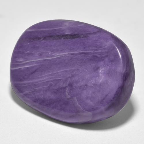 15,18 ctw natürlicher violetter Charoit, Oval Schliff, Lichtundurchlässig