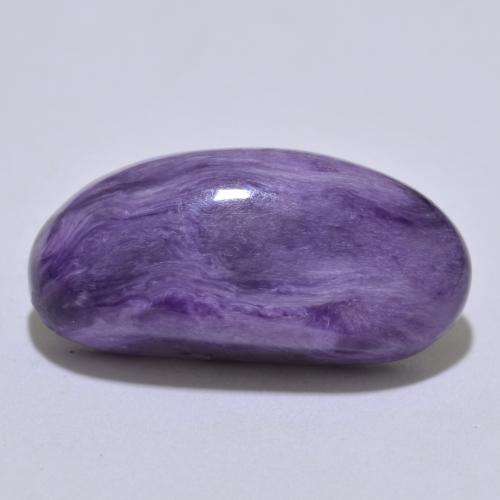 8,98 ctw natürlicher violetter Charoit, Fantasieschliff, Lichtundurchlässig