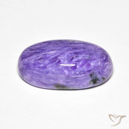 7,11 ctw natürlicher violetter Charoit, Oval Schliff, Lichtundurchlässig