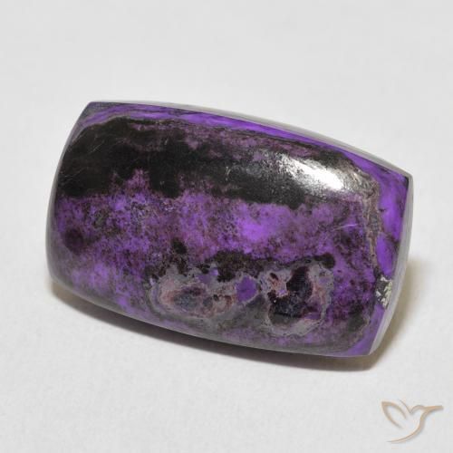 9,17 ctw natürlicher tiefviolett Charoit, Kissen, Lichtundurchlässig