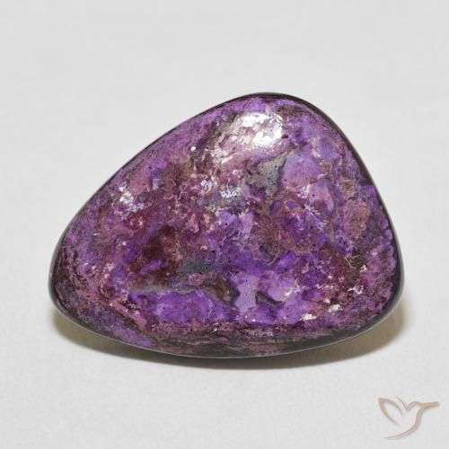 15.58ct Natürlicher Samt Lila Violett Charoit, Fantasie, Lichtundurchlässig