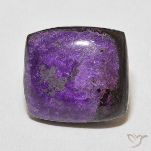 12.90ct Natürlicher Samt Lila Violett Charoit, Kissen, Lichtundurchlässig
