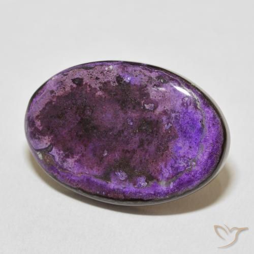 9,17 ctw natürlicher Medium Dark-Violet Charoit, Oval, Lichtundurchlässig