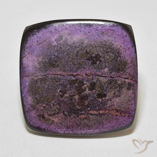 33.21ct Natürlicher tiefviolett Charoit, Kissen, Lichtundurchlässig