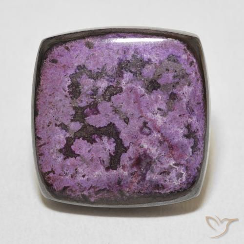 17.52ct Natürlicher dunkelviolett Charoit, Kissen, Lichtundurchlässig