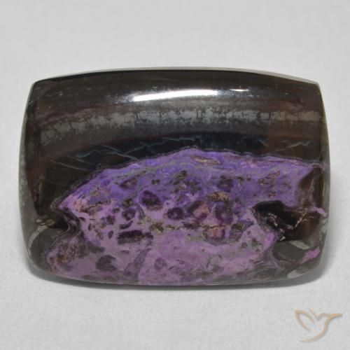 17.72ct Natürlicher dunkelviolett Charoit, Kissen, Lichtundurchlässig
