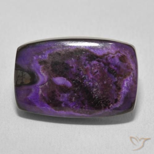 13.27ct Natürlicher Medium Dark-Violet Charoit, Kissen, Lichtundurchlässig