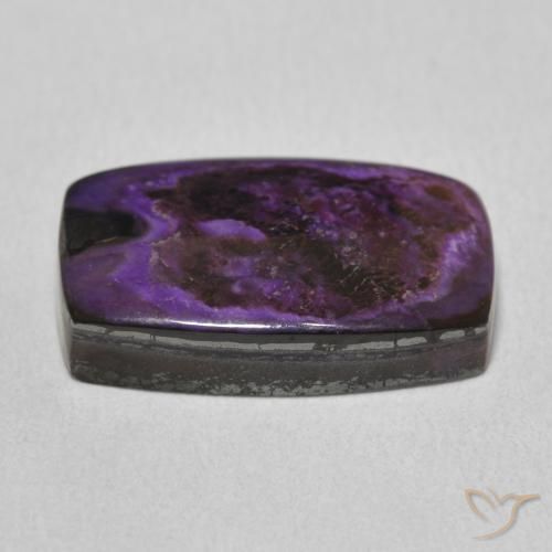9,17 ctw natürlicher Medium Dark-Violet Charoit, Kissen, Lichtundurchlässig
