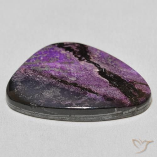 9,17 ctw natürlicher Medium Dark-Violet Charoit, Fantasie, Lichtundurchlässig