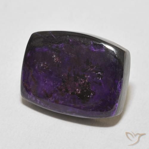 9,17 ctw natürlicher tiefviolett Charoit, Kissen, Lichtundurchlässig