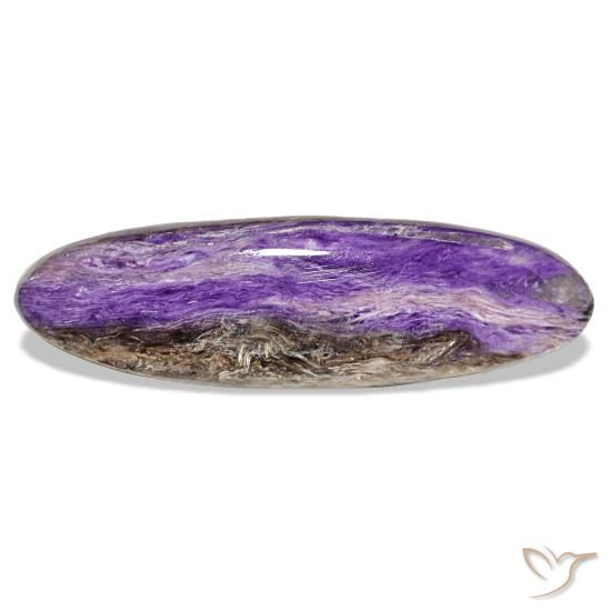 23,32 ctw natürlicher violetter Charoit, Oval Schliff, Lichtundurchlässig