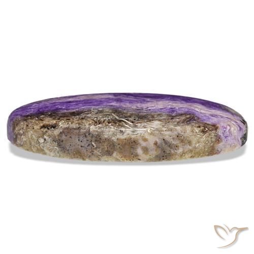 23,32 ctw natürlicher violetter Charoit, Oval Schliff, Lichtundurchlässig