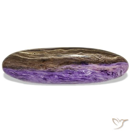 14,78 ctw natürlicher violetter Charoit, Oval Schliff, Lichtundurchlässig