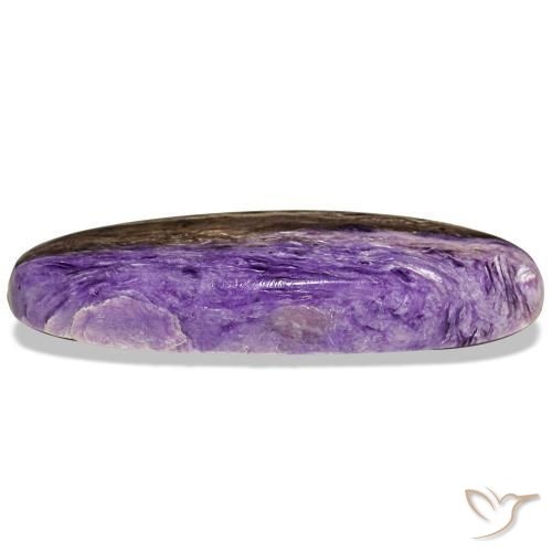 14,78 ctw natürlicher violetter Charoit, Oval Schliff, Lichtundurchlässig