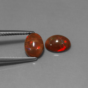  ct natürliche Mehrfarbig Schokoladenopal-Edelsteine, Transparent, Transparent / Lichtdurchlässig