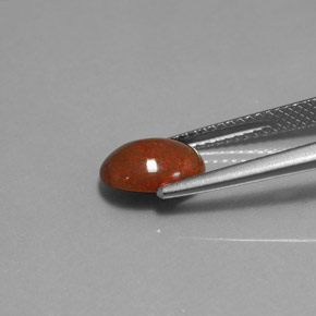 1,04 ctw natürlicher mehrfarbiger Schokoladenopal, Oval Schliff, Lichtundurchlässig