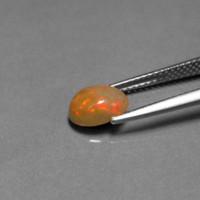 9,17 ctw natürlicher Mehrfarbig Schokoladenopal, Transparent, Transparent / Lichtdurchlässig