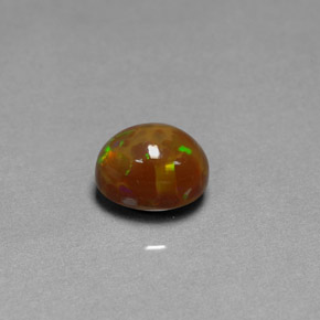 2,17 ctw natürlicher mehrfarbiger Schokoladenopal, Transparent, Transparent / Lichtdurchlässig