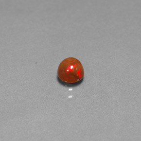 0,45 ctw natürlicher mehrfarbiger Schokoladenopal, Transparent, Transparent / Lichtdurchlässig