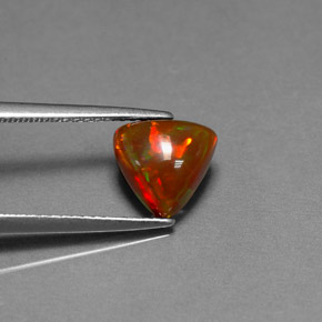 9,17 ctw natürlicher Mehrfarbig Schokoladenopal, Transparent, Transparent / Lichtdurchlässig