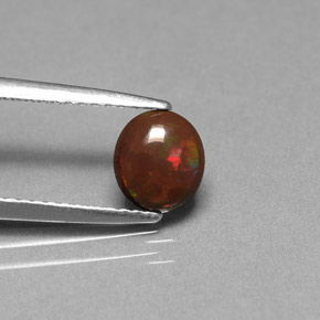 9,17 ctw natürlicher Mehrfarbig Schokoladenopal, Oval Schliff, Lichtundurchlässig