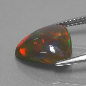 9,17 ctw natürlicher Mehrfarbig Schokoladenopal, Ausgefallene Form, Lichtundurchlässig