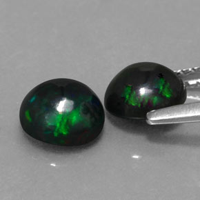  ct natürliche Mehrfarbig Schokoladenopal-Edelsteine, Rund Schliff, Lichtundurchlässig