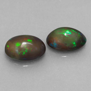  ct natürliche mehrfarbiger Schokoladenopal-Edelsteine, Oval Schliff, Lichtdurchlässig
