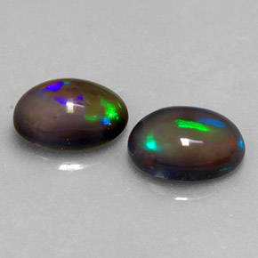  ct natürliche mehrfarbiger Schokoladenopal-Edelsteine, Oval Schliff, Lichtdurchlässig