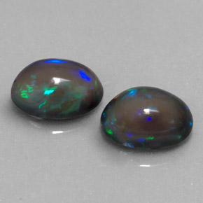  ct natürliche mehrfarbiger Schokoladenopal-Edelsteine, Oval Schliff, Lichtdurchlässig